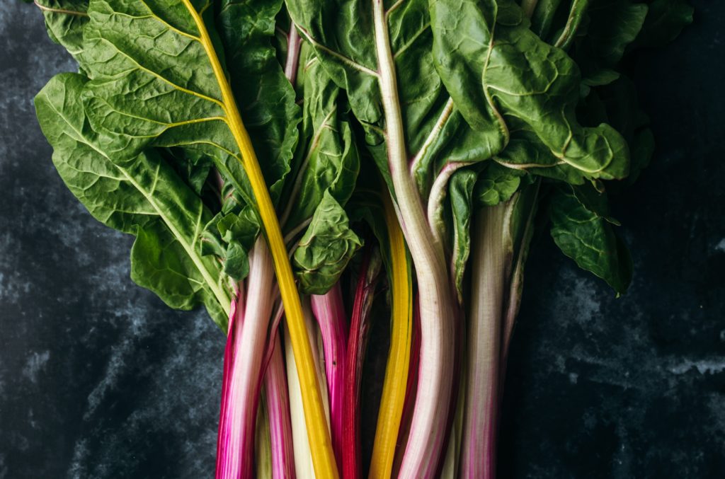 Rainbow chard and dulse bites